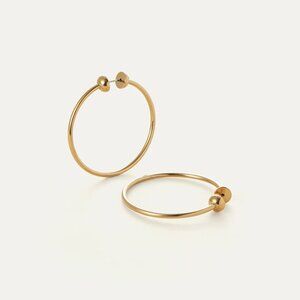 Jenny Bird Icon Hoops Small - Gold